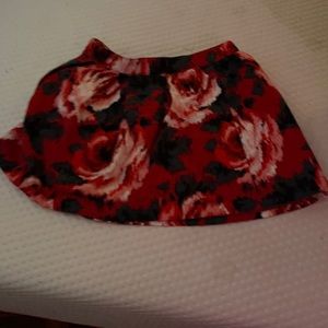 Red,grey,black gothic. skirt size:S